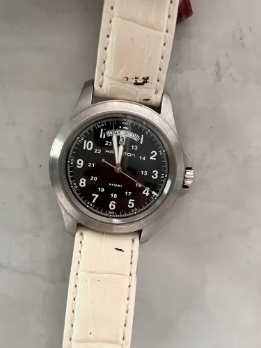 Hamilton Khaki Quartz - Comprado na Europa - Full Set (Caixa e Garantia)