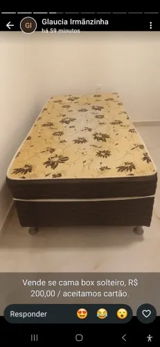Cama Box Solteiro