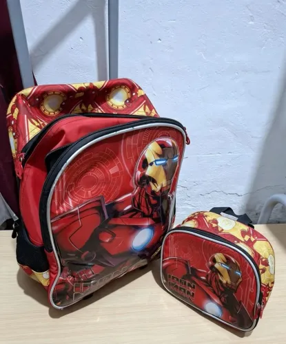 Kit Escolar Infantil Homem de Ferro - Marvel (Seminovo) Ótimo estado