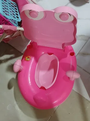 Troninho infantil menina rosa
