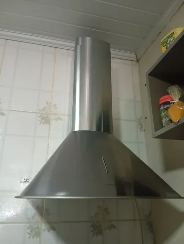 Coifa semi nova prata