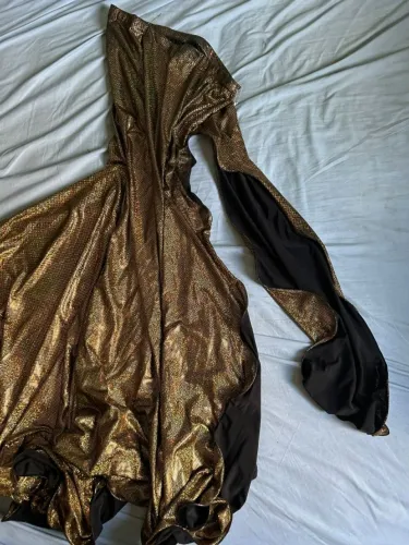 Vestido de figurino de dança