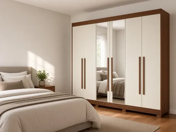 Guarda-Roupa Sedan 6 Portas 2,74m 100% MDF (NOVO A PRONTA ENTREGA)