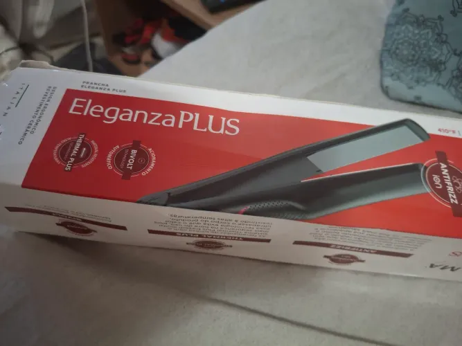 prancha Gama italy eleganza xeramic ion bivolt com 210 graus