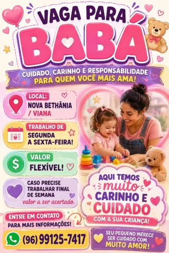 Babá em Nova Bethânia
