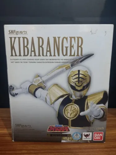 S.H.Figuarts Gosei Sentai Dairanger KIBA RANGER Action Figure BANDAI Orginal Japonês
