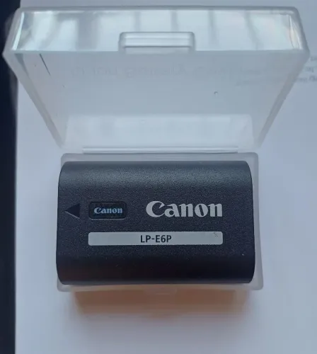 Bateria Canon LP-E6P Recarregável + carregador canon + carregador duplo