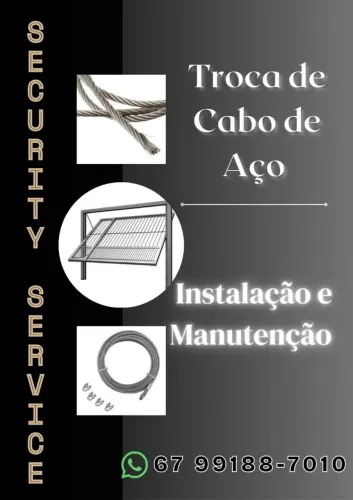 Troca de Cabo de Aço:Estabilidade e Segurança no Portão