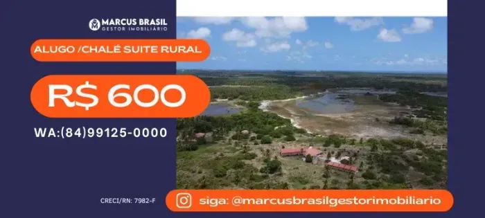 CHALÉS proximo a PRAIA DE MURIÚ para ALUGAR ANUAL! R$600