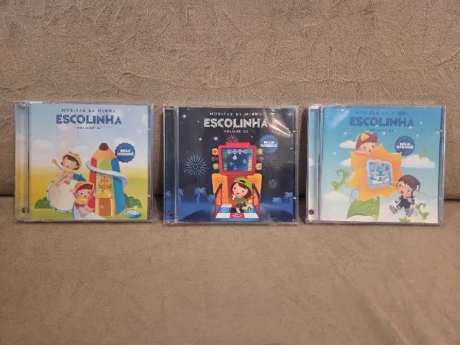 Música da Minha Escolinha - Kit com 3 CDs