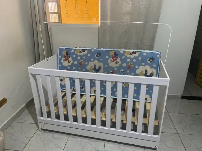 Berço 3 em 1 com colchão