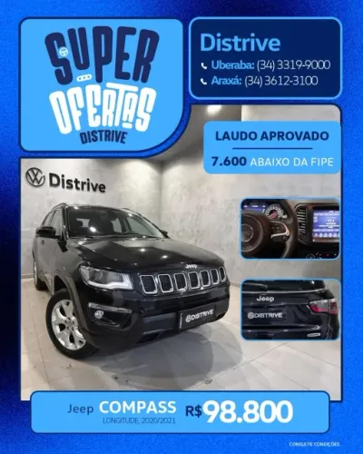 Jeep Compass Longitude 2.0 4X4 Dies. 16V Aut. 2021