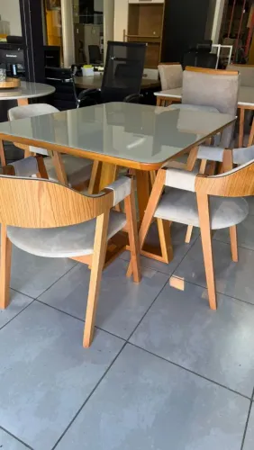 MESA de Jantar 1,20×0,90 com 4 lugares
