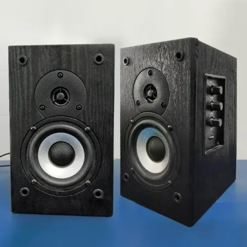 Monitor De Audio Microlab B72 Studio Madeira envio todo BR