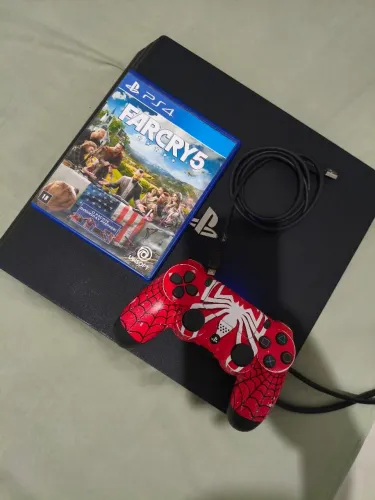 Ps4 pro 1 tera com vários jogos