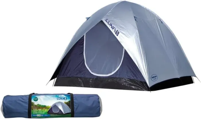Barraca Camping Mor Luna 5 Pessoas Impermeavel FPS 100 Mosquiteiro Nova Lacrada