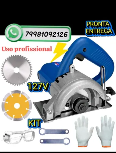 Serra mármore maquita 1200W Holtter uso profissional, original nova