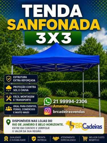TENDA EXTRA REFORÇADA 3X3 OU 2X2