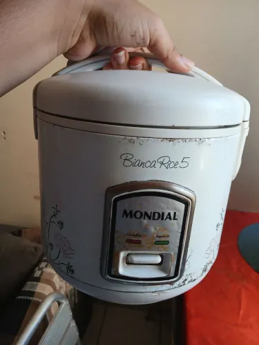 PANELA ELÉTRICA MONDIAL BIANCA RICE 5 USADA