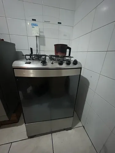 Fogão Brastemp - inox 4 bocas - Doação