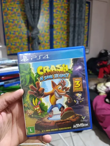 Jogo Crash Trilogia PS4 / Ps5 - Ac cartão e Olx pay (temos outros jogos)