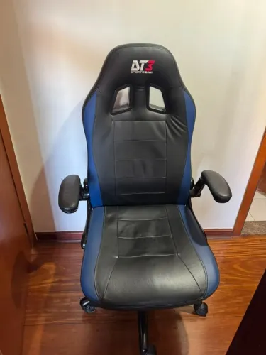 CADEIRA GAMER DT3 SPORTS GTI PRETA/AZUL