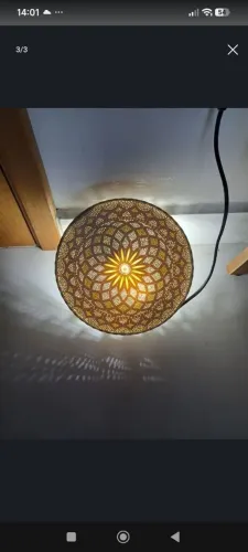 Luminária decorativa de parede