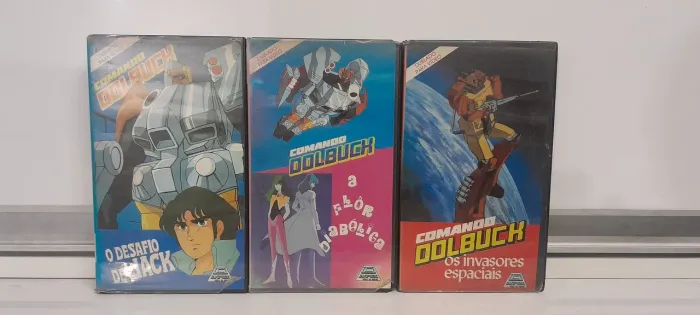 Fitas VHS Comando Dolbuck 3 Volumes