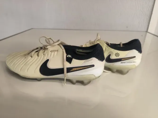 Chuteira Nike Tiempo Legend 10 Branca Elite FG Original Profissional Nº 41 FlyTouch Plus