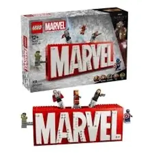 LEGO Super Heroes Marvel Logo e Minifiguras da Marvel 76313