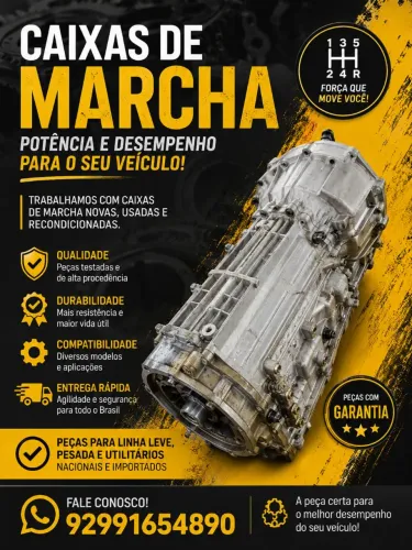 Caixa de marcha(Cambio) Diversas marcas nacionais e importadas! 