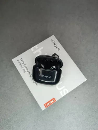 Fone bluetooth Lenovo LP40 PRO preto