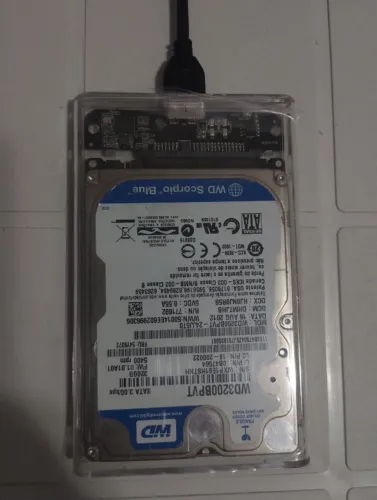HD Externo 320Gb, usb 3.0, novo