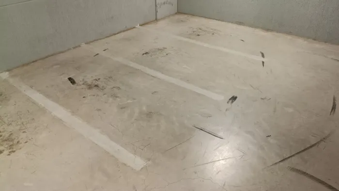 Remoção e demarcação de vaga de estacionamento