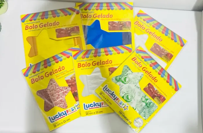 Papel para trufa e bolo gelado