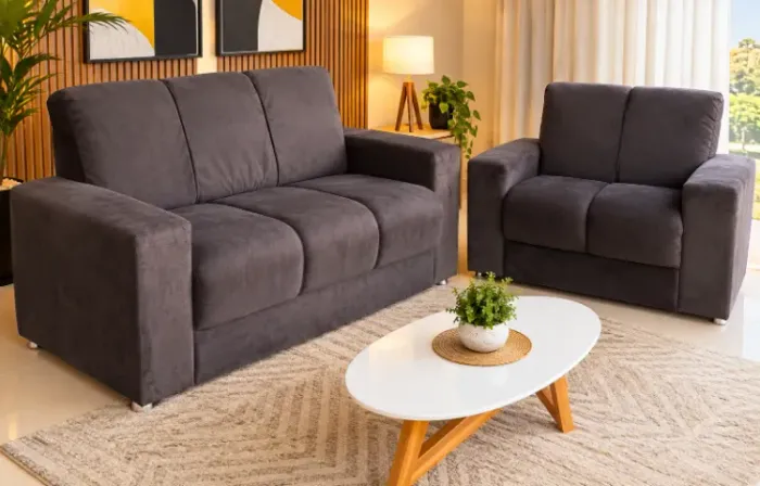 Sofa 2 e 3 lugares Madri 125x170cm (NOVO A PRONTA ENTREGA)