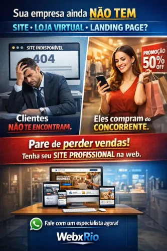 Sua empresa não tem um site 