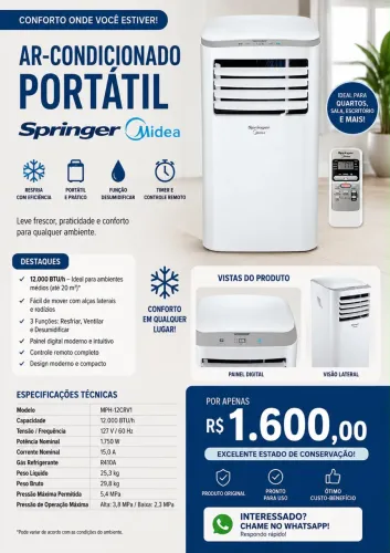 Ar condicionado portátil