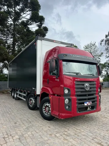 VW 30-330 30330 30.330 8X2 4 eixos Saider sider baú 10,50 metros 