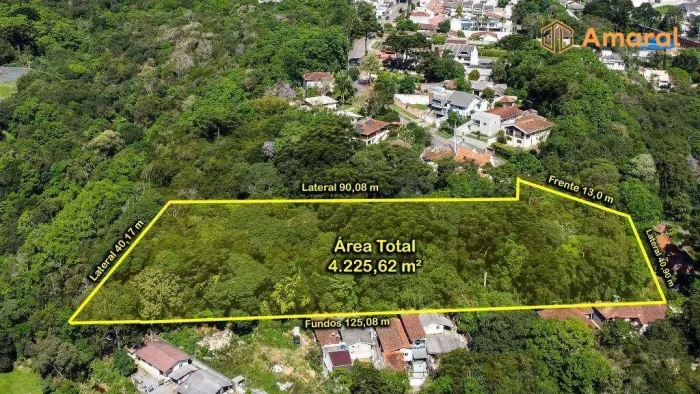 Terreno à venda, 4225 m² por R$ 2.450.000,00 - Vista Alegre - Curitiba/PR