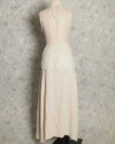vestido creme fashion