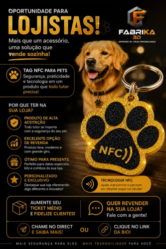 Tag para coleira de pets, pingente chaveiro inteligente para animais de estimação