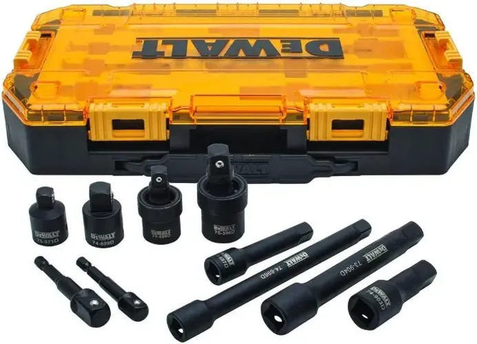 DEWALT Conjunto de adaptadores de soquete Impact Driver, 10 peças