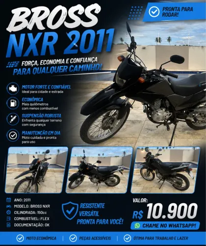 VENDA! HONDA BROS 2011