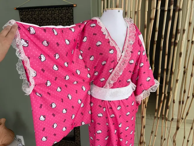 Kimono Kawaii Hello kitty tam P/M
