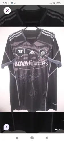 Camisa River Plate #17 Fabbro Edição Monumental Nunez Jogo Autografada Lendas Certif.