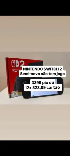 Nintendo Switch 2 seminovo