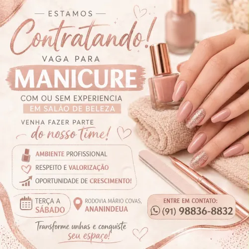 Vagas para manicures