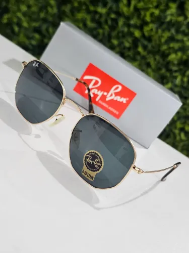 Óculos de sol RB Hexagonal lentes em Cristal 