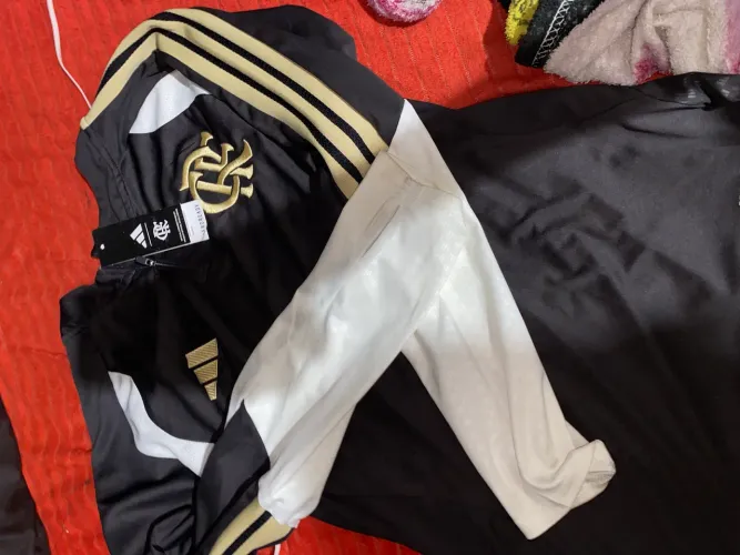 JAQUETA E CALÇA FLAMENGO TREINO ATLETA ADIDAS 2026